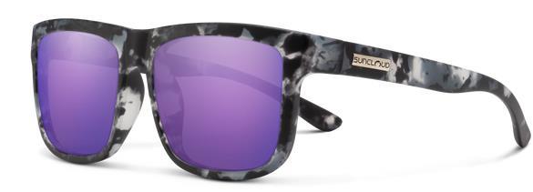 Quiver, Matte Ice Tortoise Frame, Polarized Purple Mirror Lens - Not Applicable 1