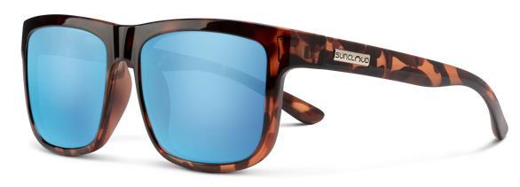 Quiver, Tortoise Frame, Polarized Aqua Mirror Lens - Not Applicable 1