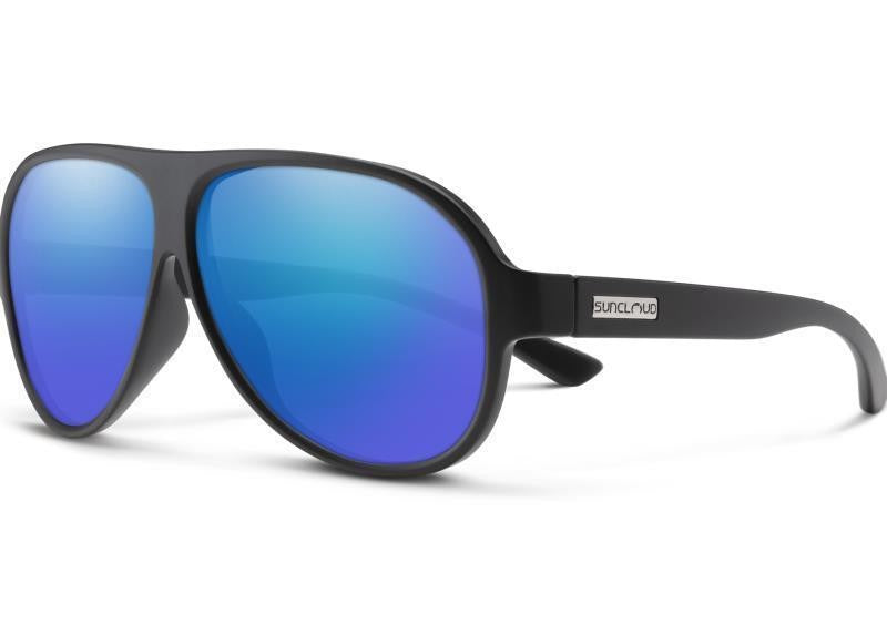 Rooney, Matte Black Frame, Polarized Blue Mirror Lens - not applicable 1