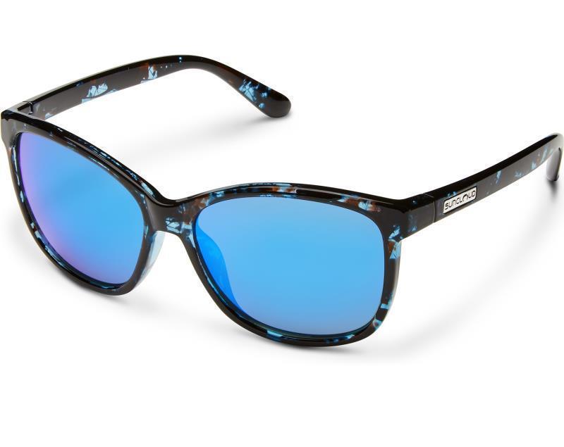 Sashay, Blue Tortoise Frame, Polarized Blue Mirror Lens - Not Applicable 1