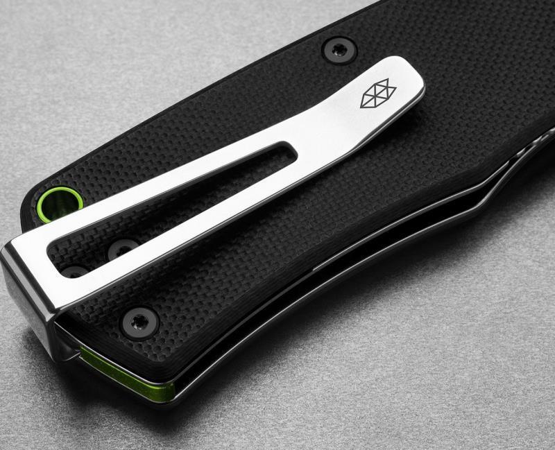 The Folsom - Black / Stainless / G10 / Straight 5