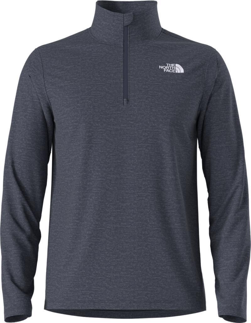 24/7 Rager 1/4 Zip LS Tee - Mens - summit navy light heather 1
