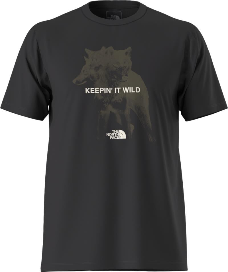 Animals We Love Wolf Graphic SS Tee - Mens - tnf black 1