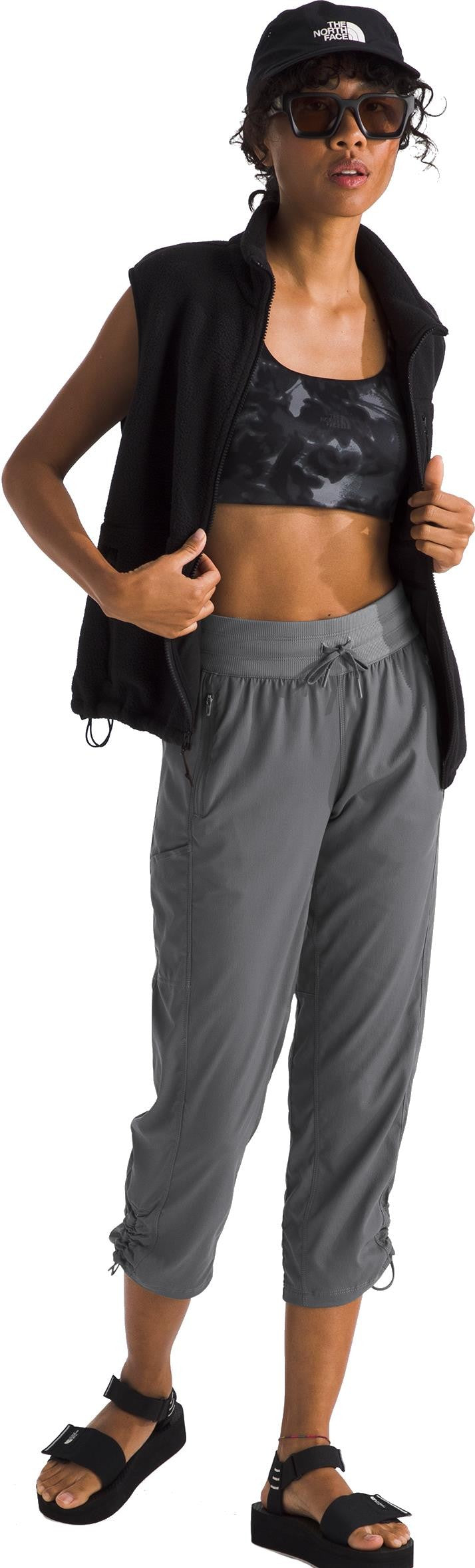 Aphrodite Motion Capris - Womens - smoked pearl 1