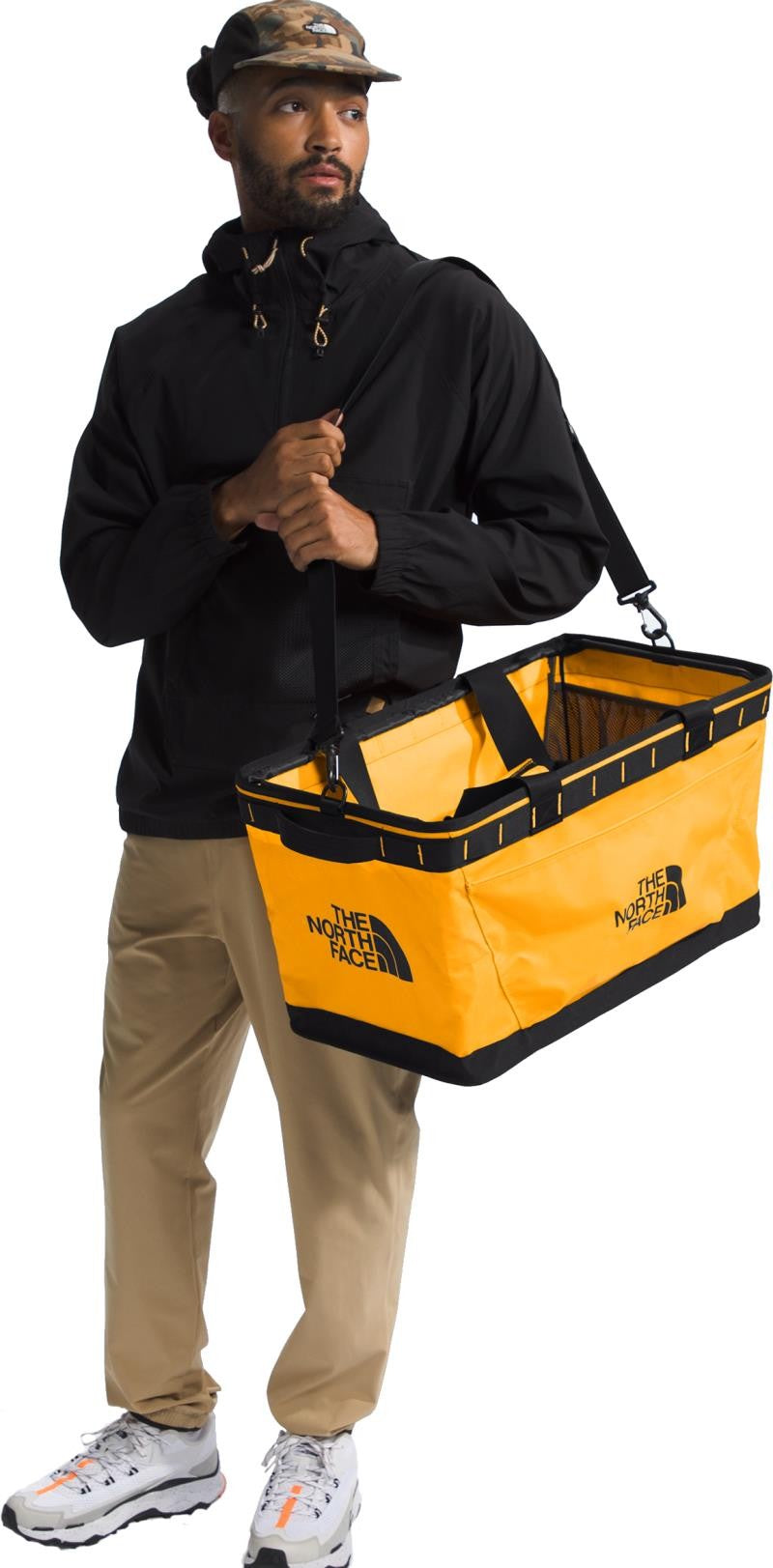 Base Camp Gear Bin - S - summit gold / tnf black 1
