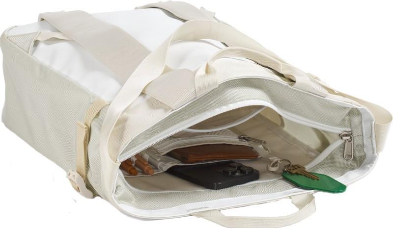 Base Camp Tote Pack - white ash / calacatta / pale khaki 1