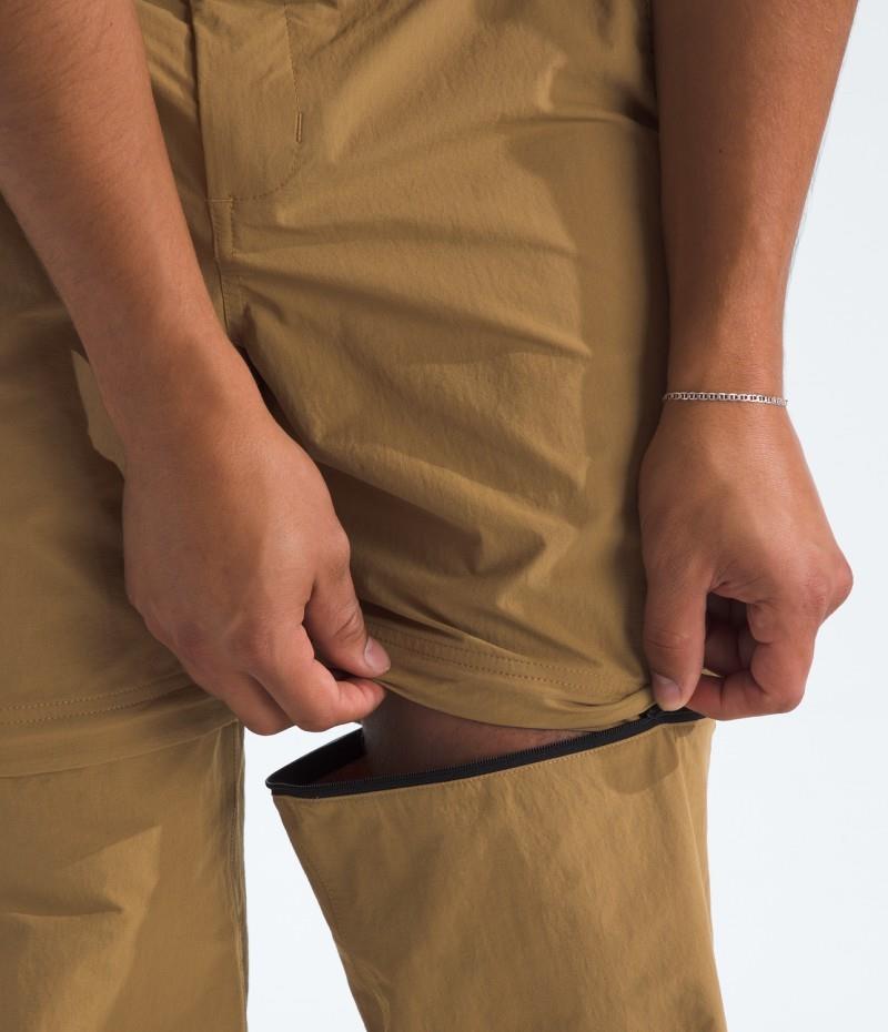 Basin Convertible Pants, Reg - Mens - utility brown 1