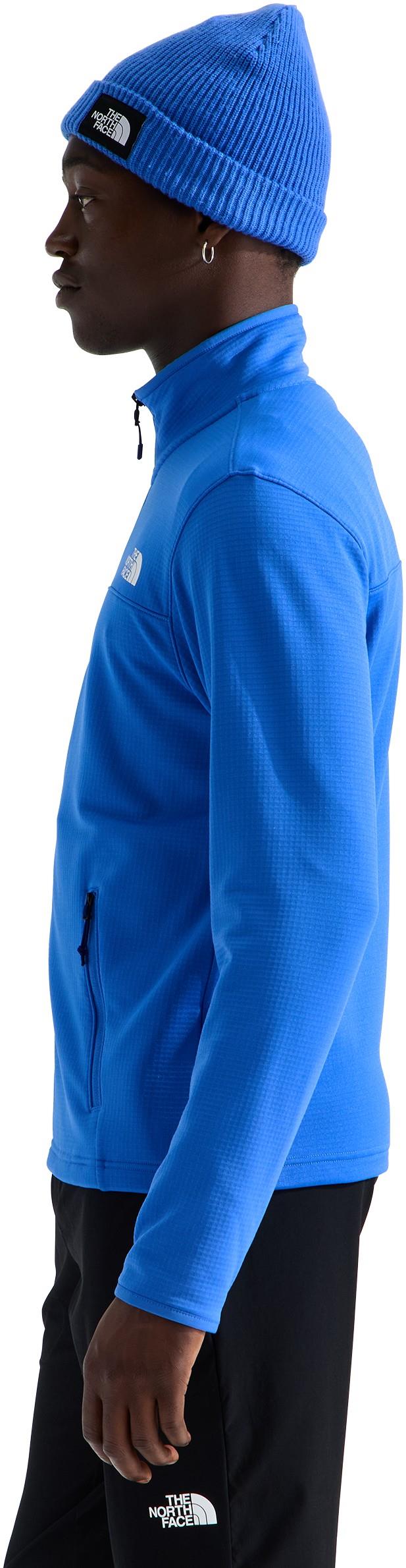 Cedar Trail Grid Fleece Full Zip Jacket - Mens - active blue 1