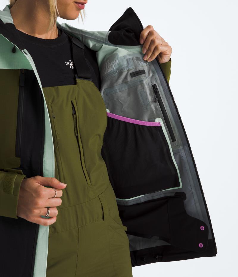 Ceptor Jacket - Womens - pale green / forest olive / tnf black 1
