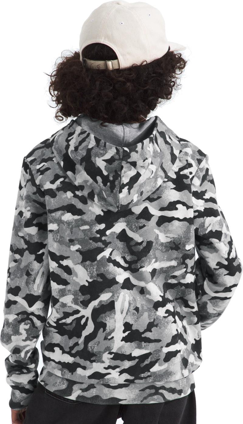 Evolution Pullover Printed Hoodie - Teen - smoked pearl tnf camo small print 1