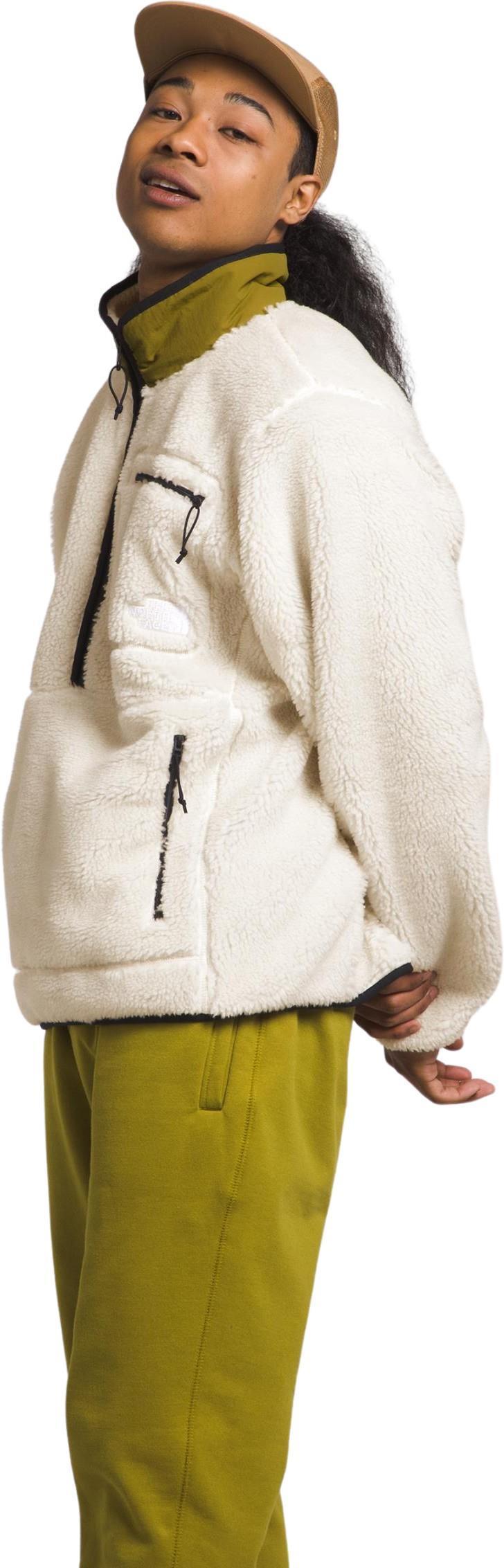 Extreme Pile Pullover - Mens - gardenia white / sulphur moss 1