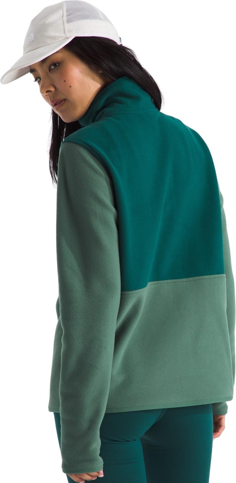 Glacier Fleece 1/2 Snap - Womens - duck green / deep nori 1
