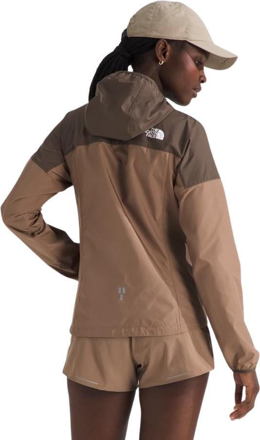 Higher Run Wind Jacket - Womens - latte / smokey brown 1