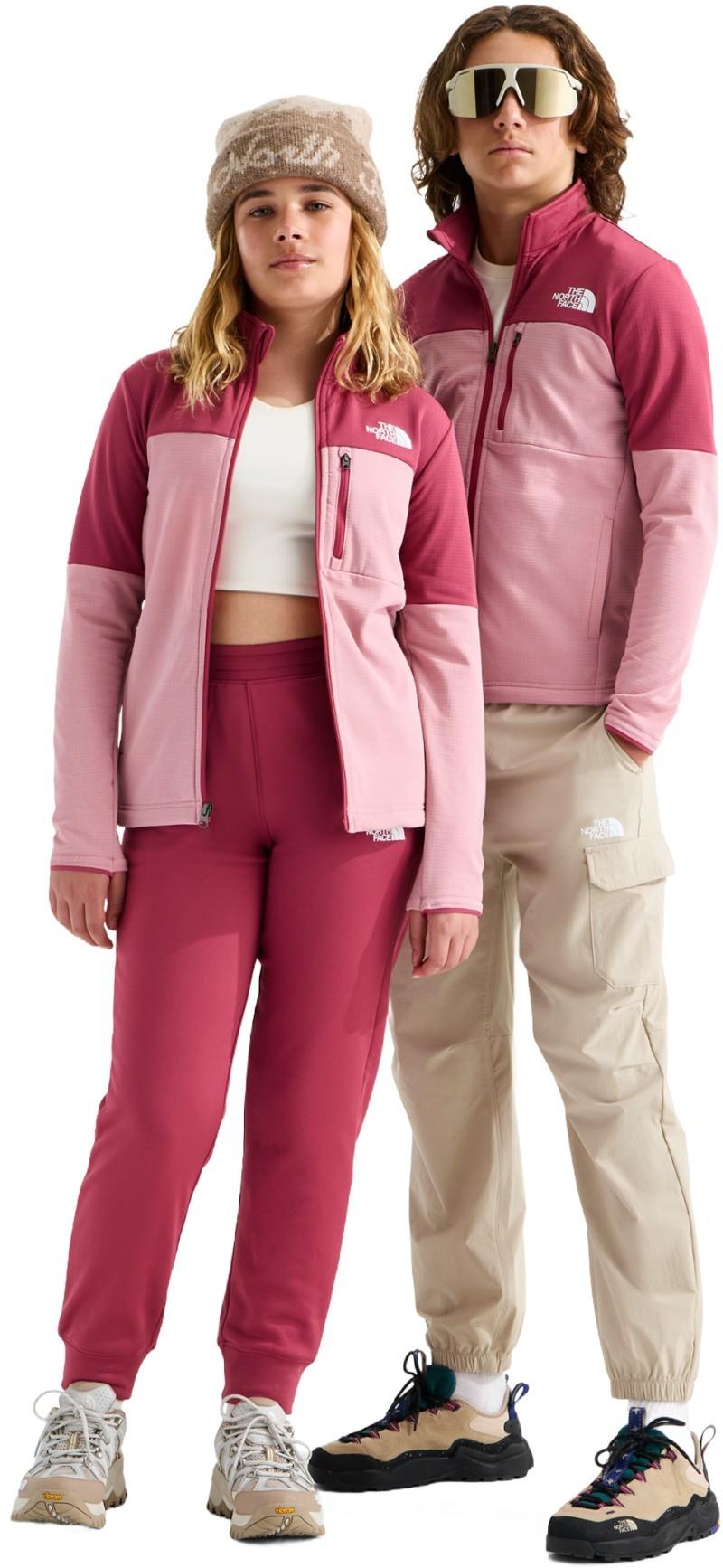 Hike Midlayer Full Zip - Teen - primrose / fermented clay 1