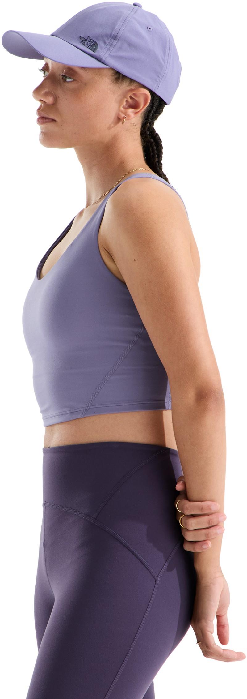 Jaida Long Line Bra - Womens - grounded plum 1