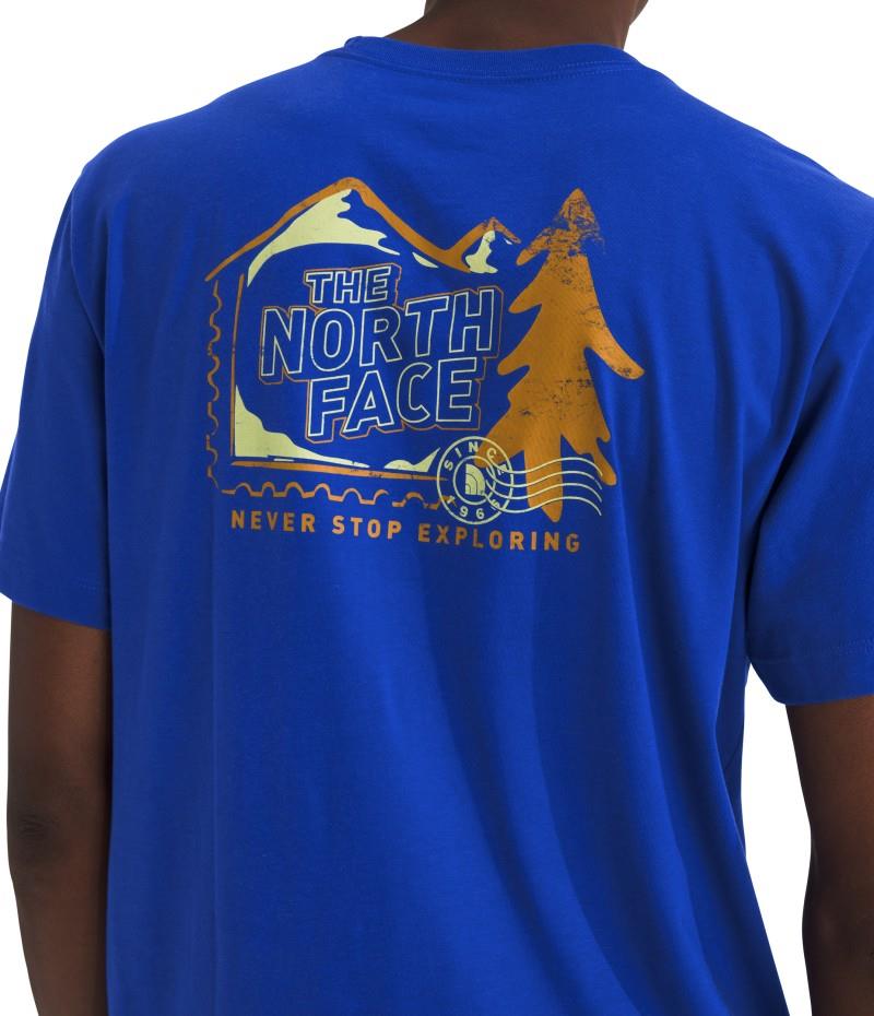 Mountain Stamps SS Tee - Mens - tnf blue 1