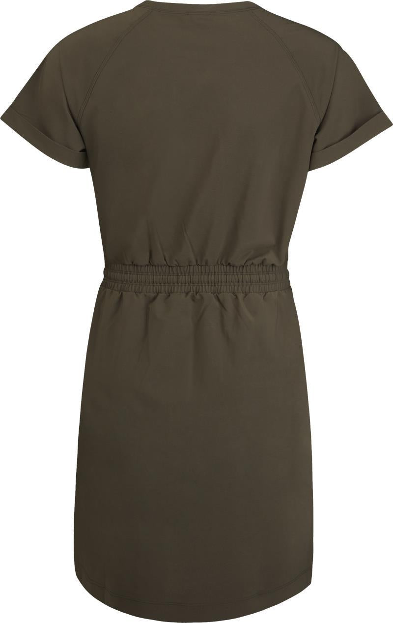 Never Stop Wearing Dress - new taupe green 1