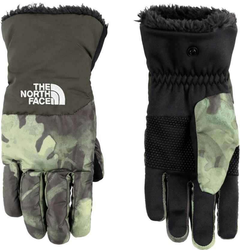 Shasta Gloves - Boys - new taupe green yosemite oak print 1