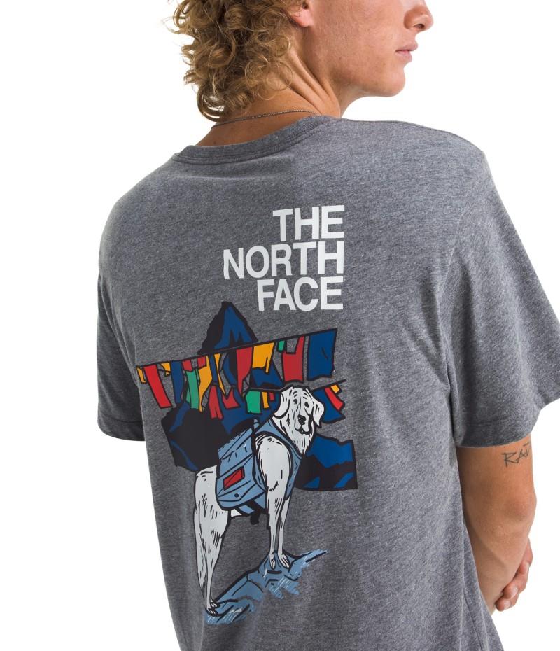 Sunlit Summit SS Tee - Mens - tnf mid grey heather 1