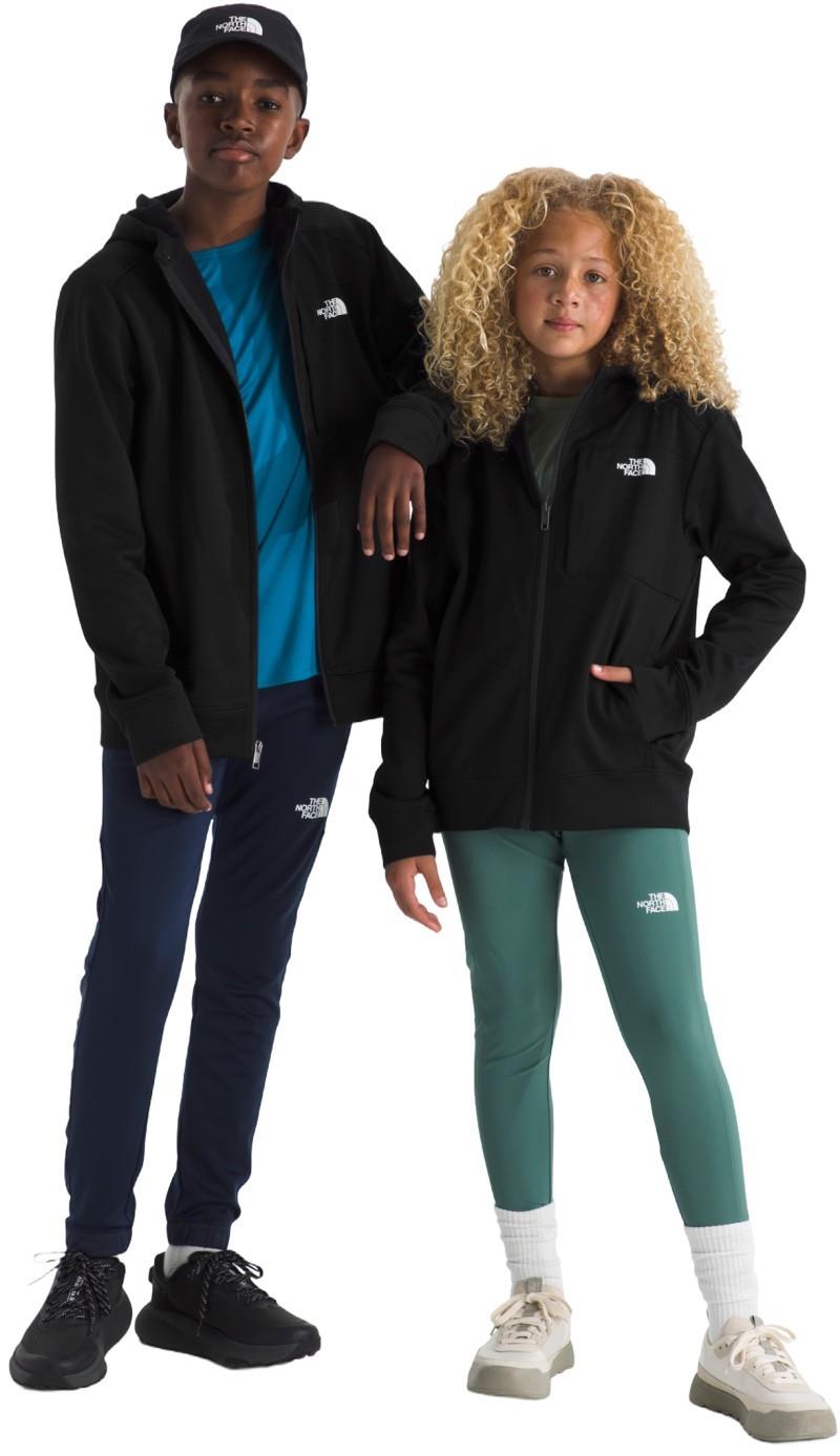 TNF Performance Fleece Full Zip Hooded Jacket - Teen - tnf black 1