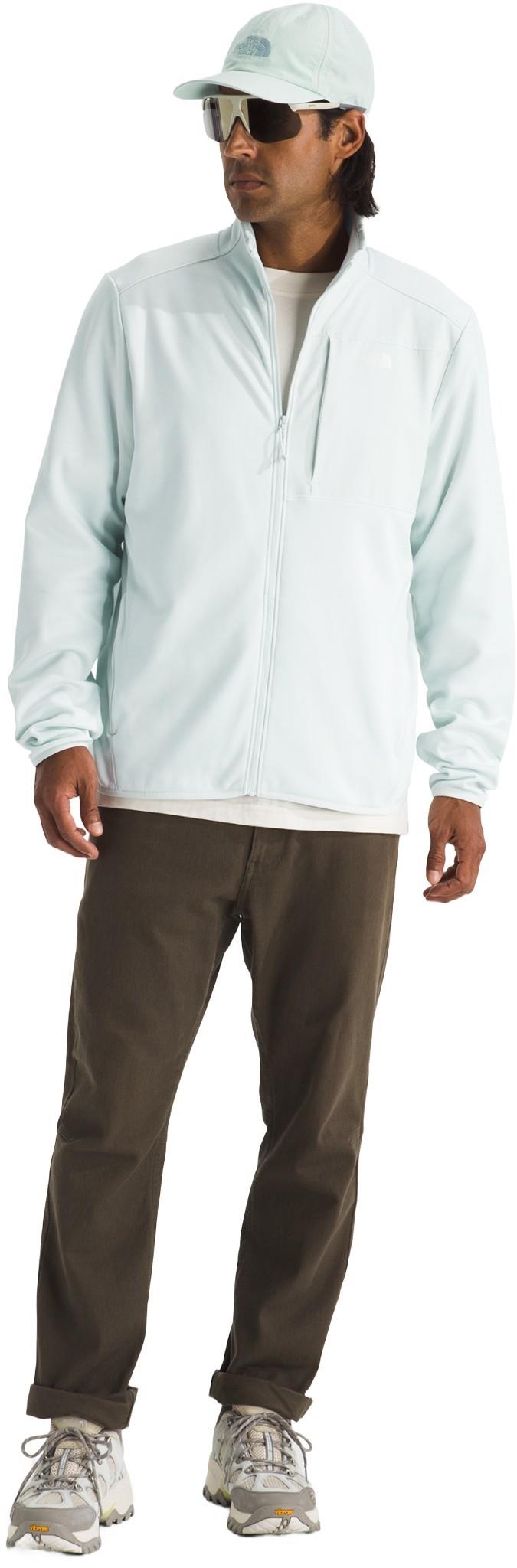 TNF Performance Fleece Full Zip Jacket - Mens - pearl stone 1