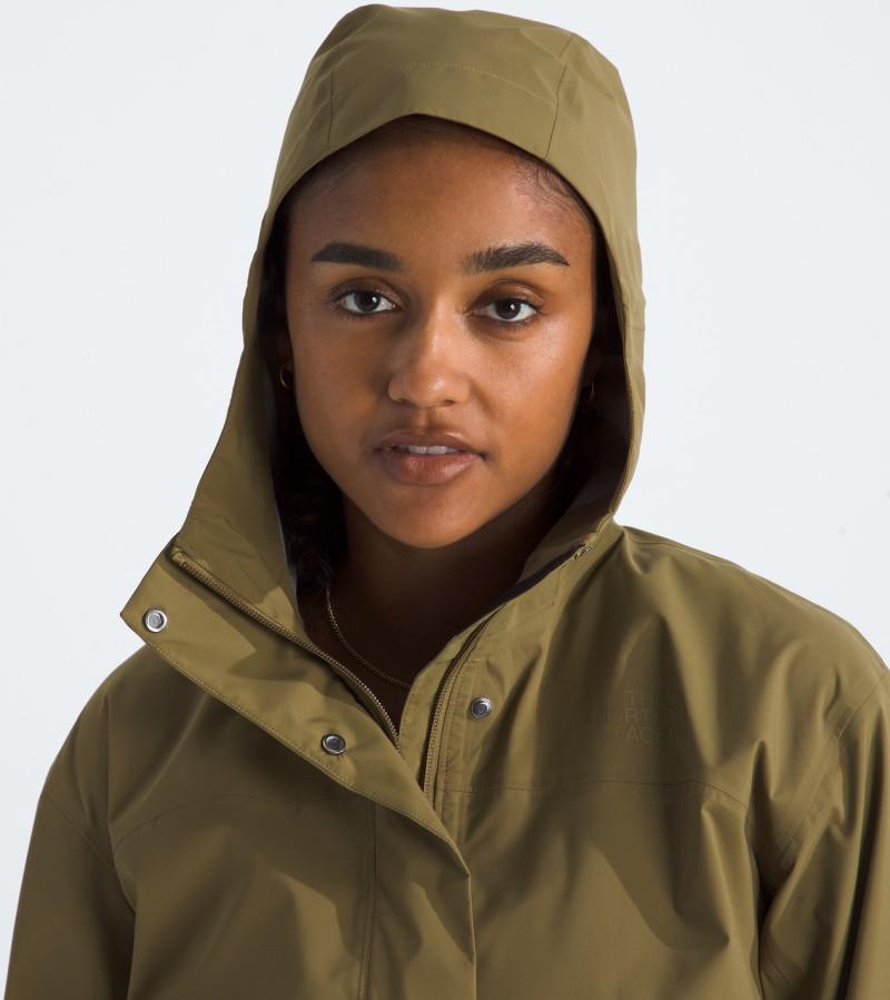 Voyage Rain 3L Hooded Jacket - Womens - cedar 1