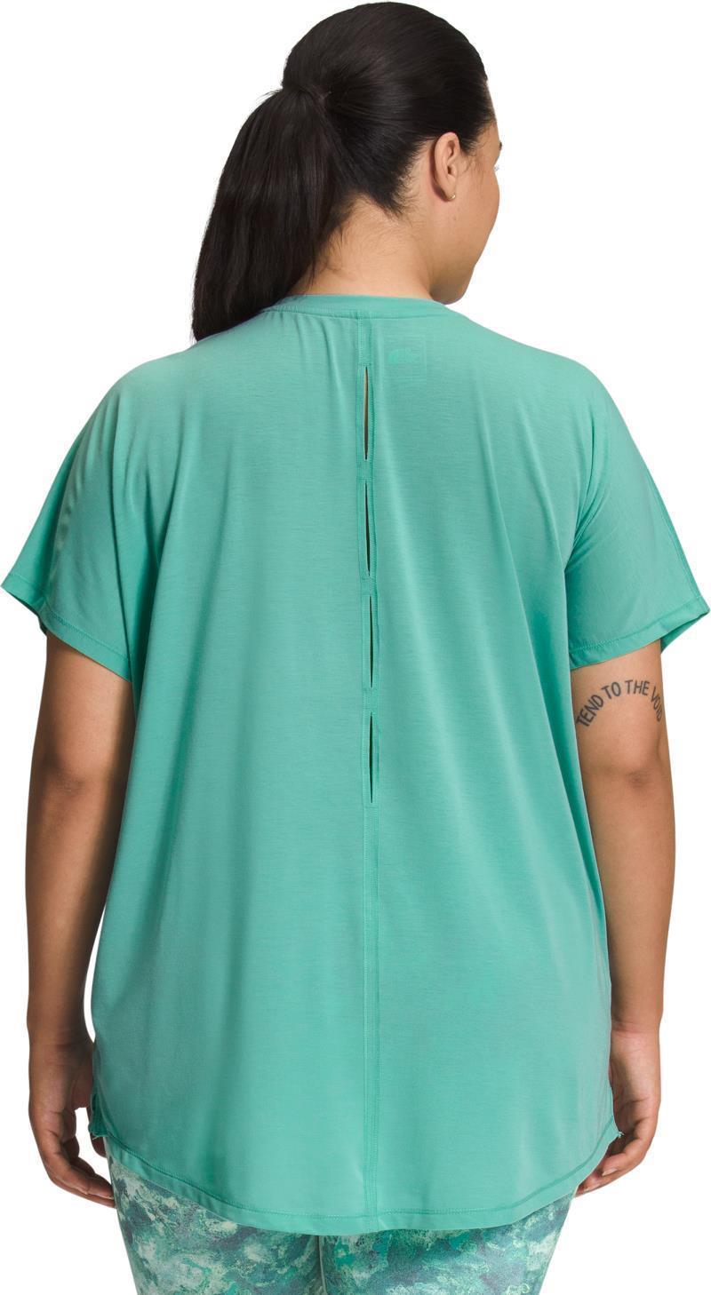 Wander Slitback SS, Plus - Womens - Wasabi 2