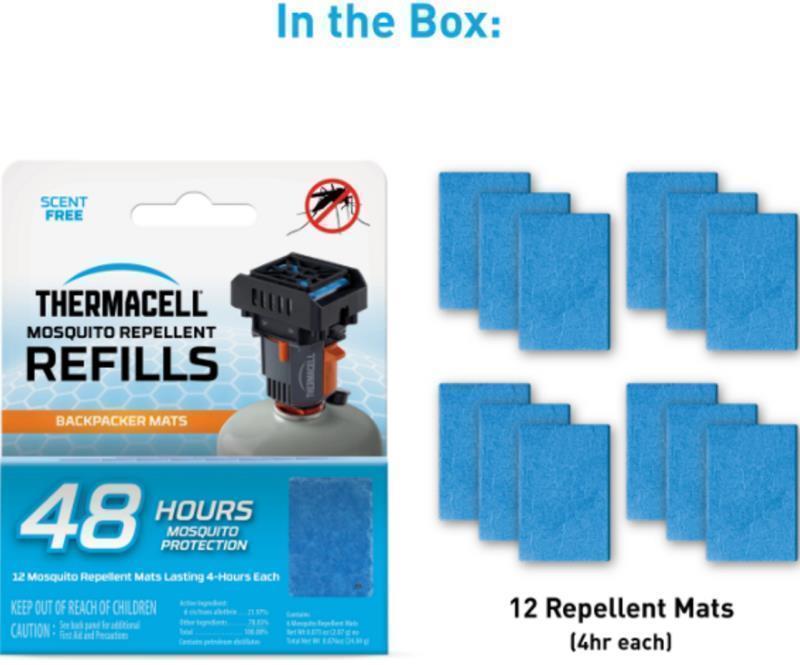 Backpacker Mosquito Repellent Refill Mats - 48 Hrs - not applicable 1