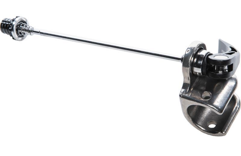 Axle Mount EzHitch Cup With Quick Release Skewer - Silver 1