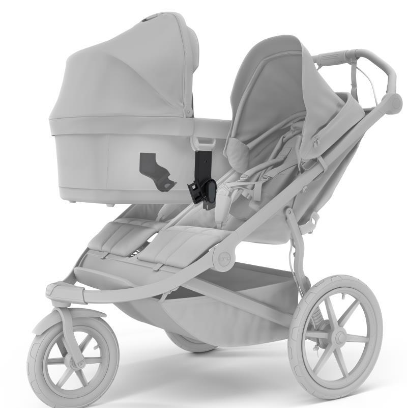Urban Glide 3 Double Bassinet Adapters - Black 2