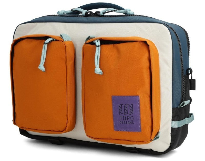 Global Briefcase - pond blue / spice 1