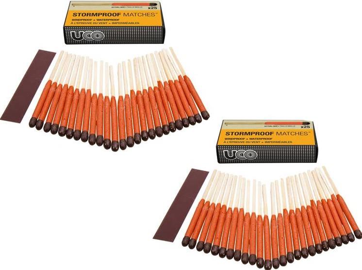 Stormproof Matches - 2 Boxes - 50 Matches - not applicable 1