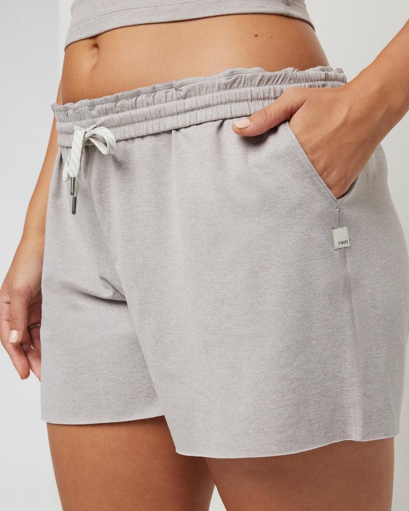 Boyfriend Shorts - Womens - Soft Pewter Heather 3
