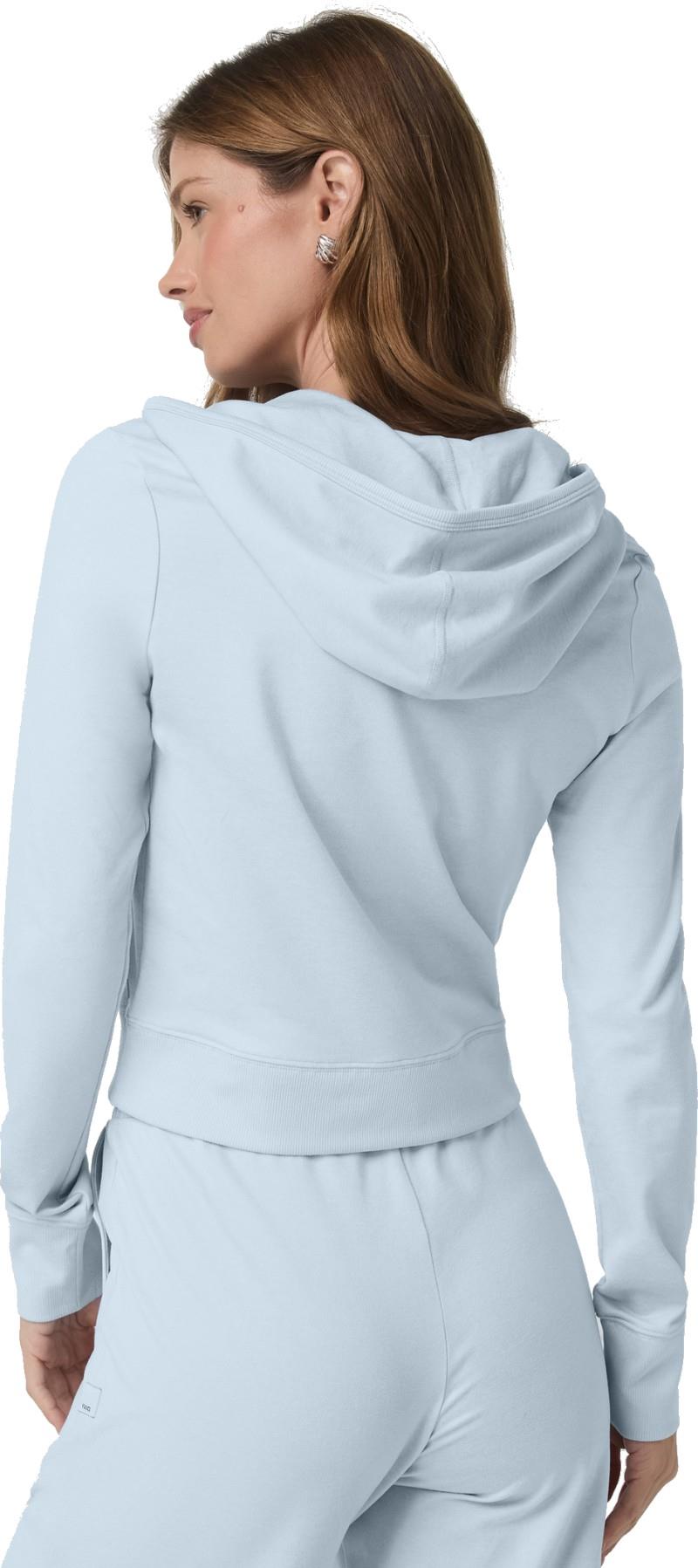 Halo Mini Full Zip Hoodie - Womens - soft sky heather 1