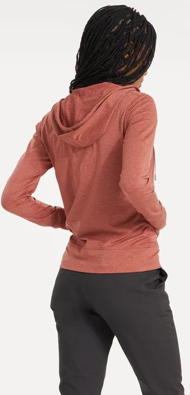 Halo Performance Hoodie - Womens - cinnamon heather 1