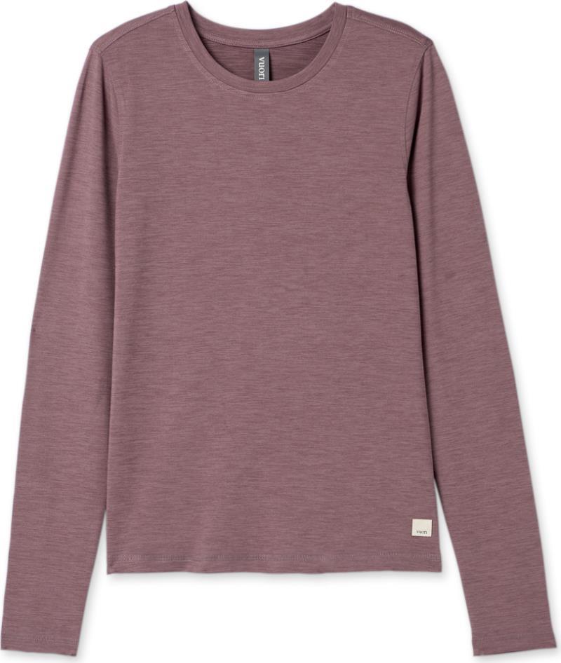 Lux LS Crew - Womens - Elderberry Heather 1