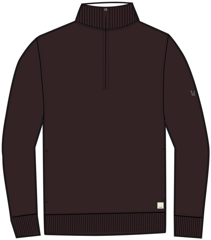 Seaside Half-Zip 2.0 - Mens - raisin 1