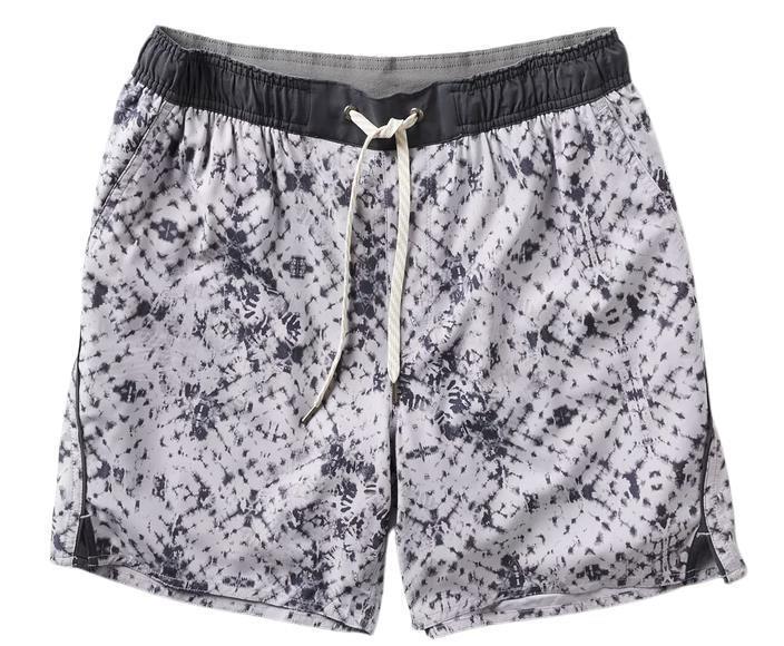 Trail Shorts - Mens - Grey Shibori 1