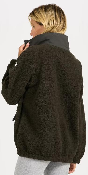 Utility Sherpa Jacket - Womens - dark oregano 1