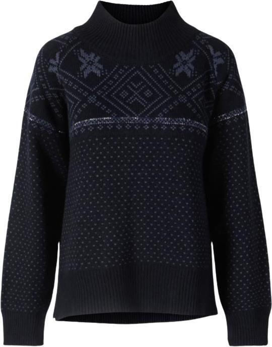 Snowflake Sweater - Womens - blue 1