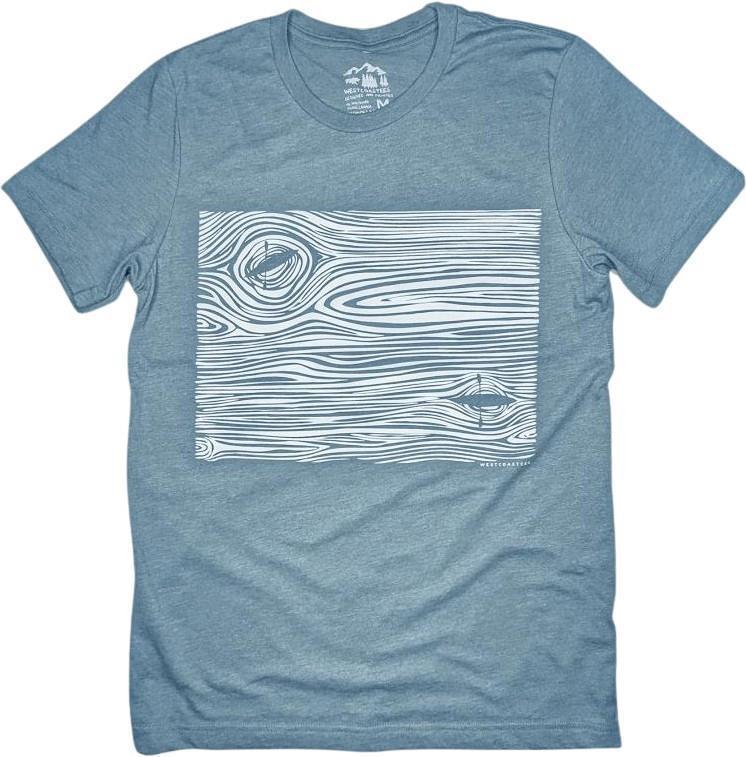 Wood Grains Kayak T-Shirt - Unisex - steel blue 1