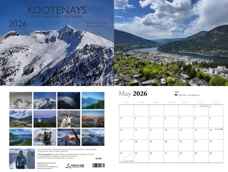 Kootenays - Wild and Spectacular - 2026 Wall Calendar - not applicable 1