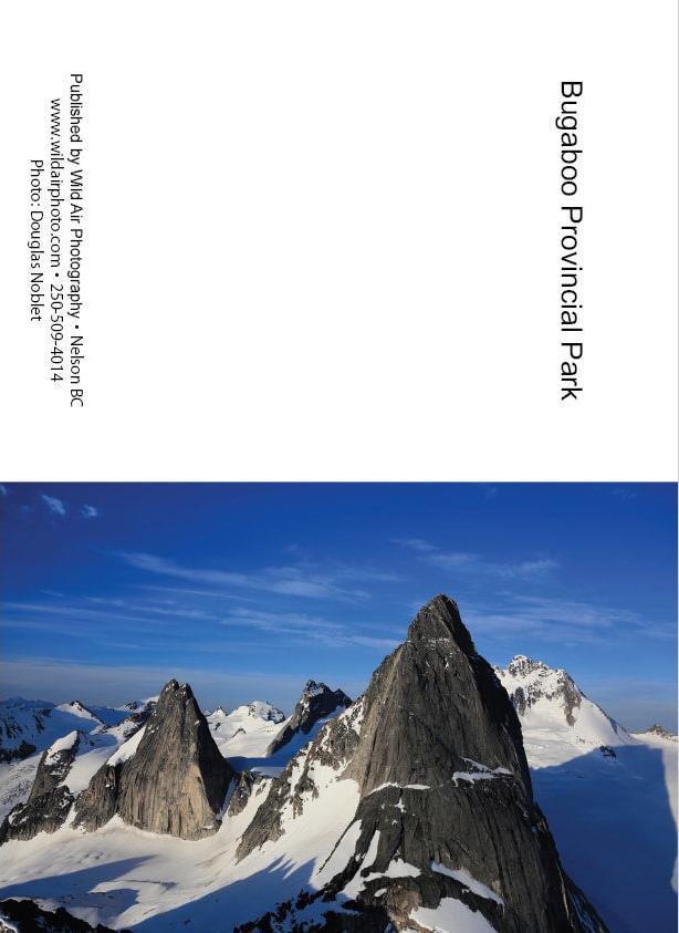 Wild Air Photography Greeting Cards - The Bugaboos 1