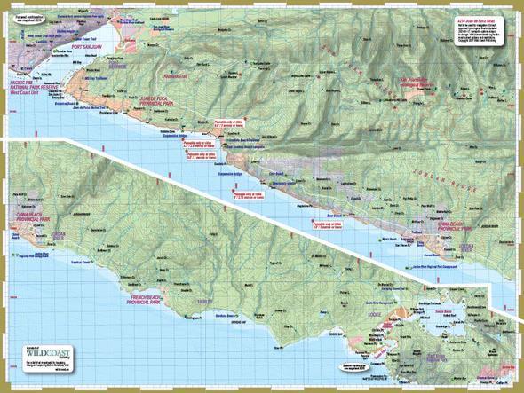 #214 Juan de Fuca Waterproof Map - Not Applicable 1