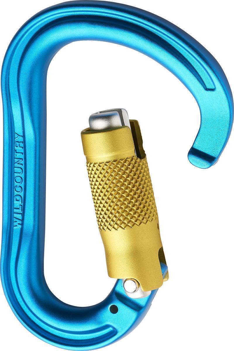 Xenon HMS Trilock Carabiner - blue / yellow 1