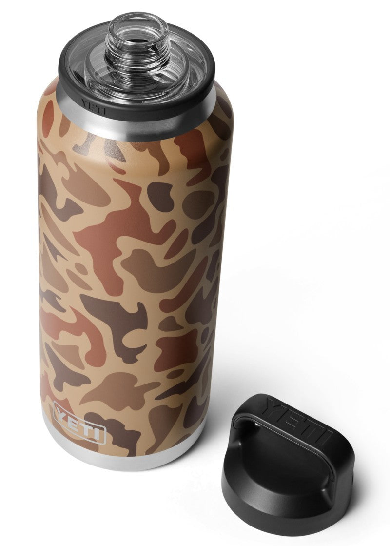 Rambler 1L / 36oz Bottle w/ Chug Cap - Wetlands Camo - wetlands camo 1