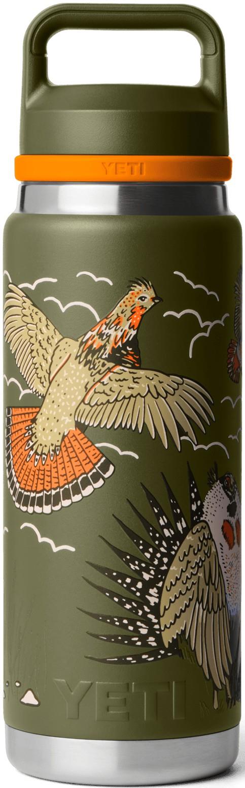 Rambler 769ml / 26oz Bottle w/ Chug Cap - Printed - upland bird olive 1