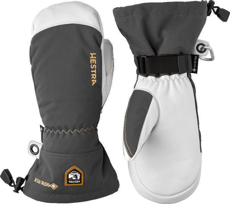 Army Leather GTX Mitts - Grey 1