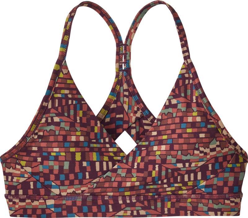 Cross Beta Sports Bra - Fitz Roy Patchwork / Night Plum 1