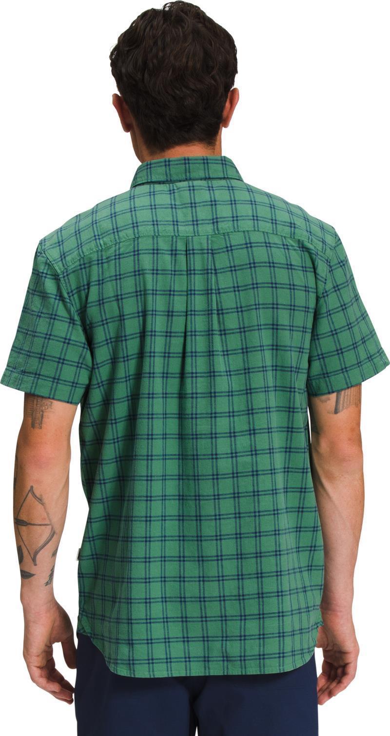 Loghill SS Shirt - Mens - Deep Grass Green TNF Grid Plaid 3